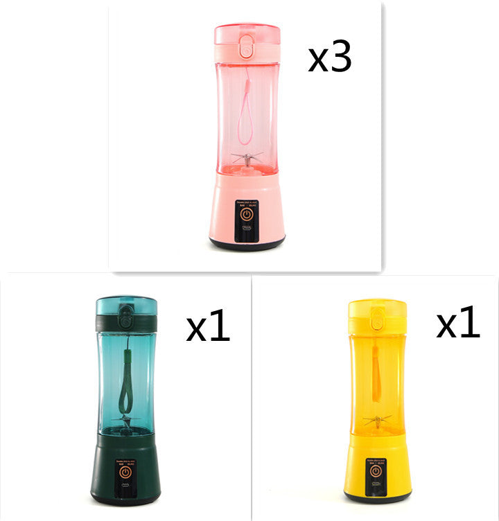 Portable Electric Fruit Juicer – USB Rechargeable Mini Smoothie Blender for Summer Drinks.