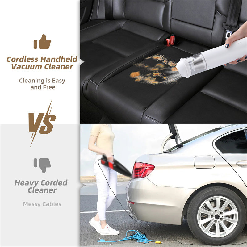 Shell Multifunctional Car Vacuum Cleaner 10kPa Outdoor Suction Blowing And Charging Integrated Car Vacuum Cleaner cjdropshipping