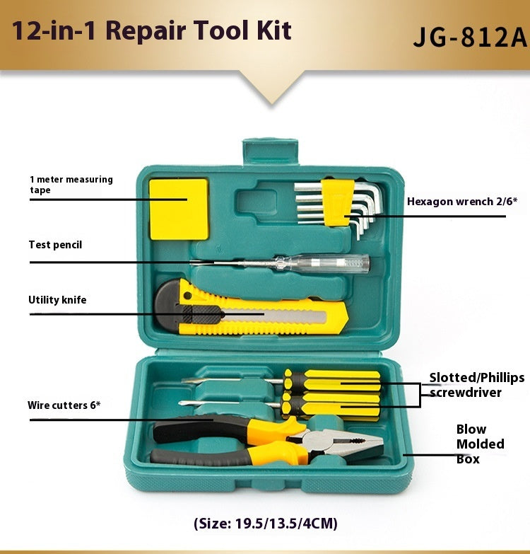 Household Repair Tool Kit | Complete Hardware Tools Set for Home DIY Repairs - Bright Starz Store