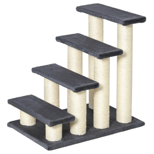 PawHut Cat Tree with Steps – Indoor Cat & Dog Stair Tower with Scratching Posts cjdropshipping