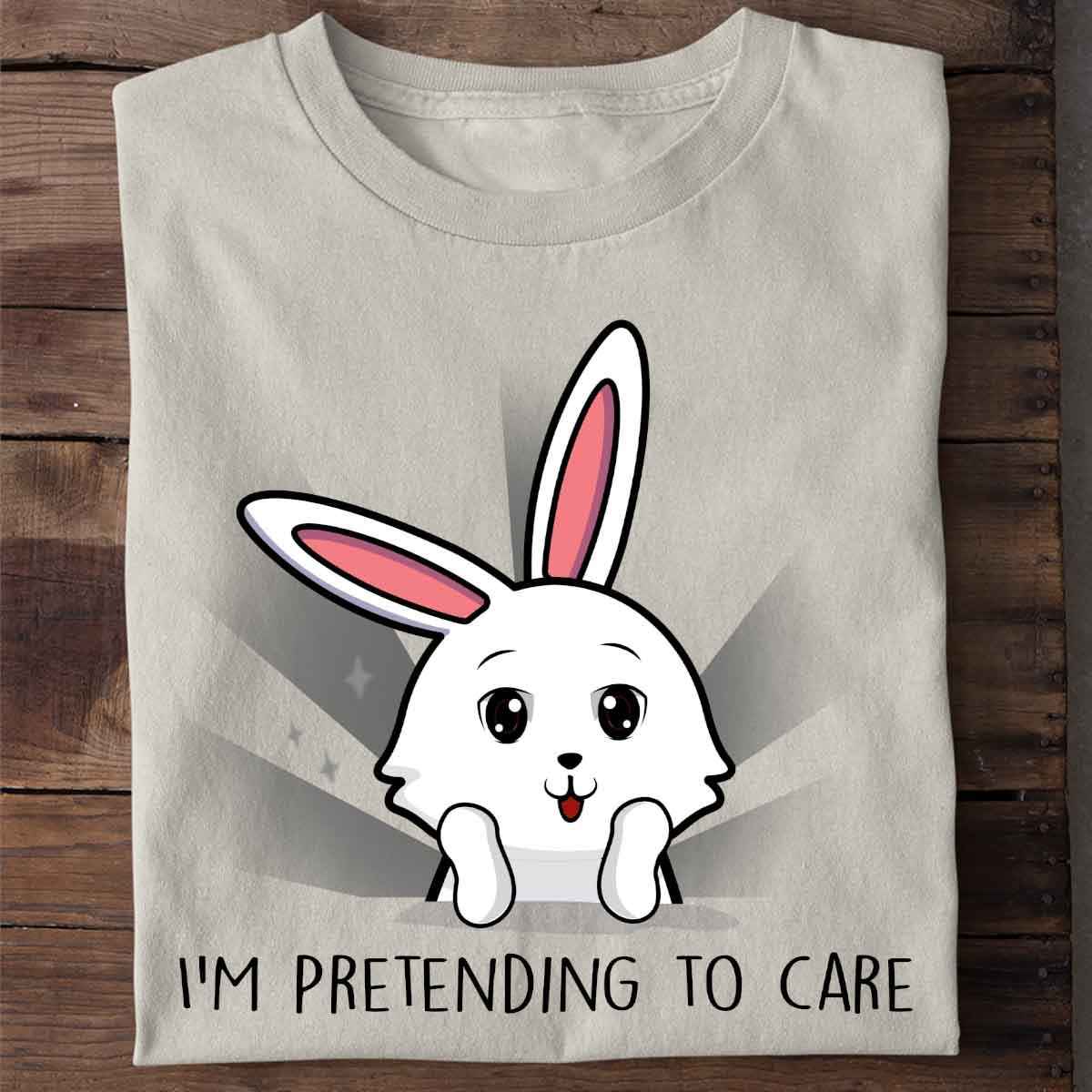 Rabbit Print Short-Sleeved Team Fabric – Cute Animal Pattern Material for Custom Shirts.