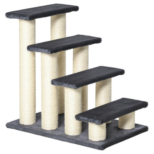 PawHut Cat Tree with Steps – Indoor Cat & Dog Stair Tower with Scratching Posts cjdropshipping