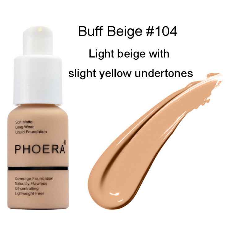 Oil Control Matte Concealer & Foundation Cream – Natural Finish Makeup.