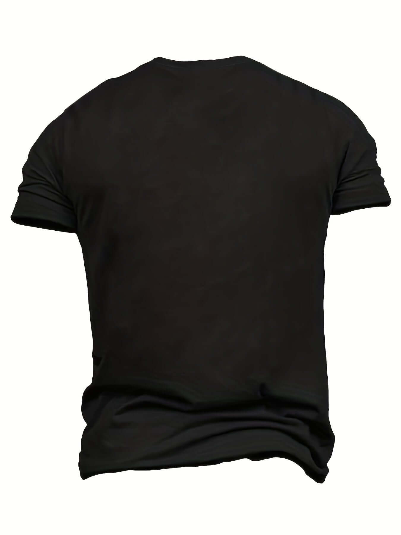 Men’s Oversized Novelty T-shirt – Telescope Print Summer Tee for Tall Men.