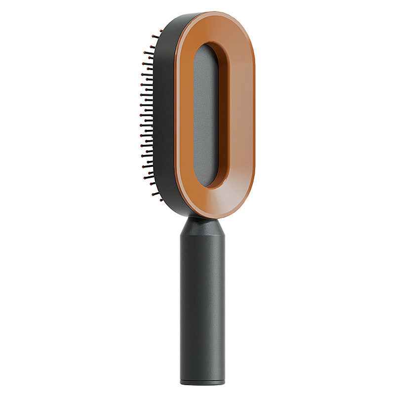 Self-Cleaning Anti-Static Hair Brush – One-Key Airbag Scalp Massager for Women.