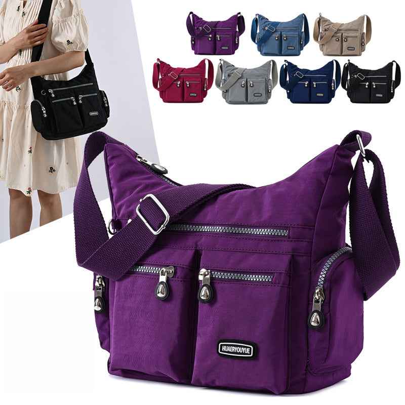 Women’s Waterproof Multi-Pocket Crossbody Bag – Stylish & Practical Shoulder Bag.
