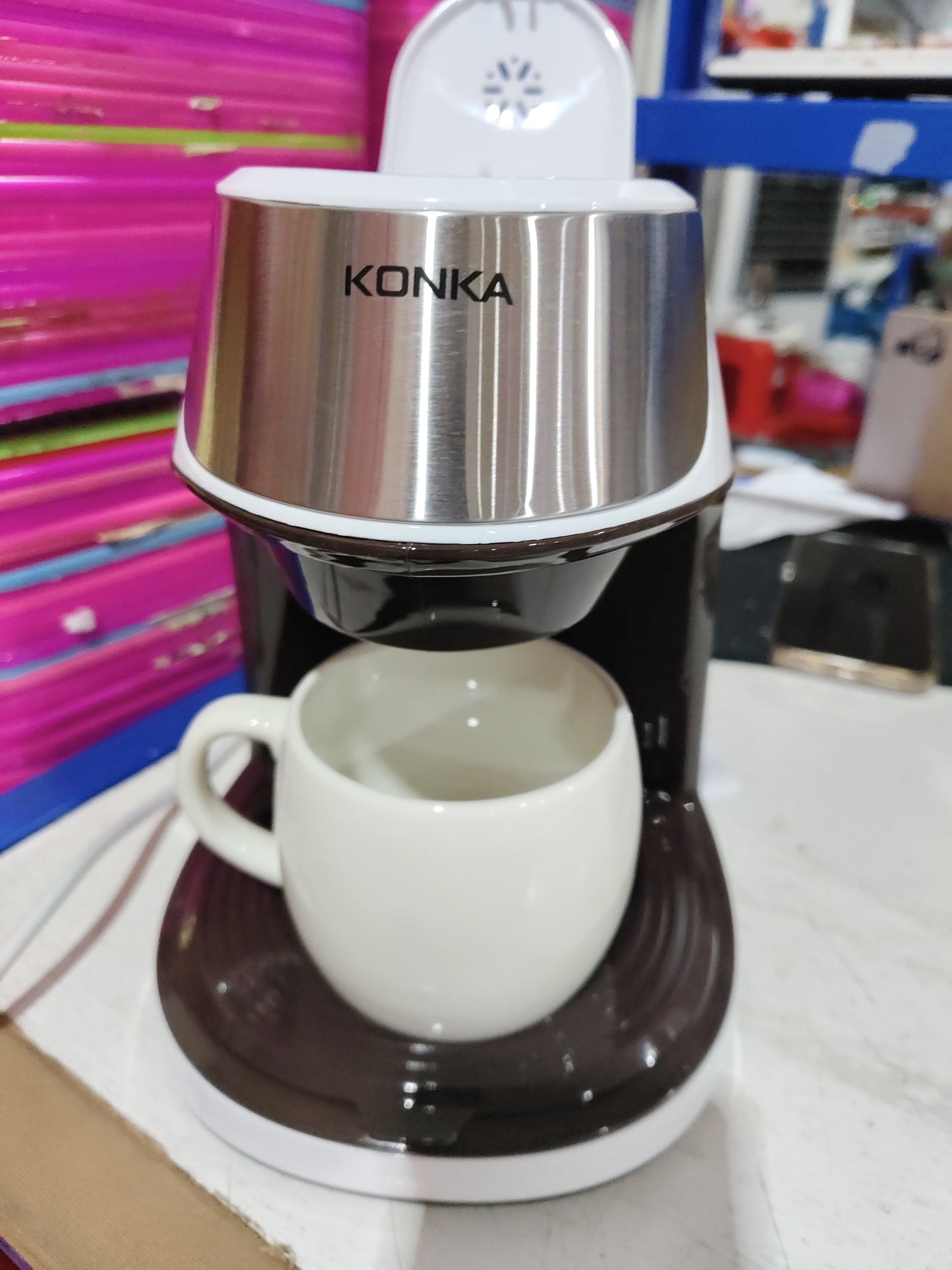 Fully Automatic Mini Coffee Maker | Portable Home & Office Small American Coffee Machine cjdropshipping