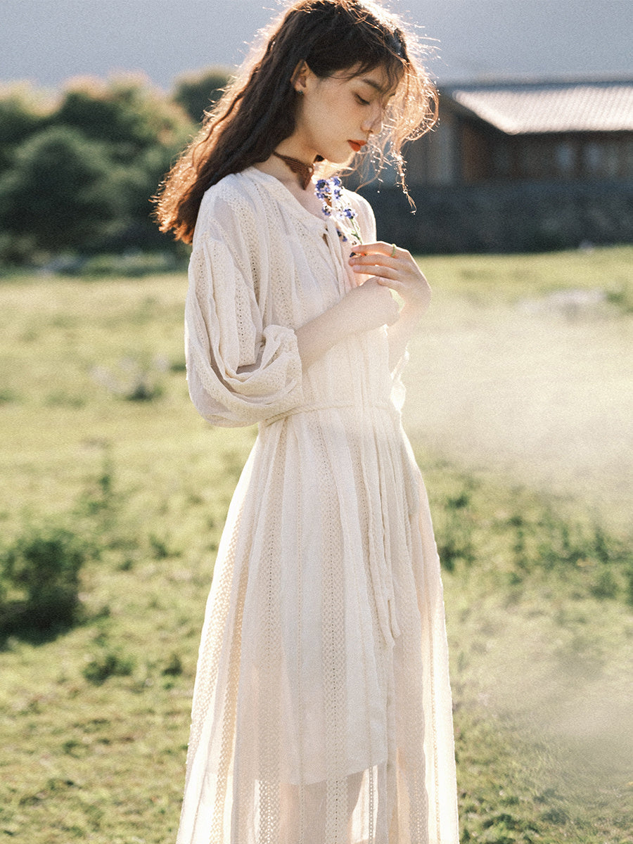 Boho Chic Heavy Two-Piece Dress – Elegant Maxi Skirt & Top Set for Women.