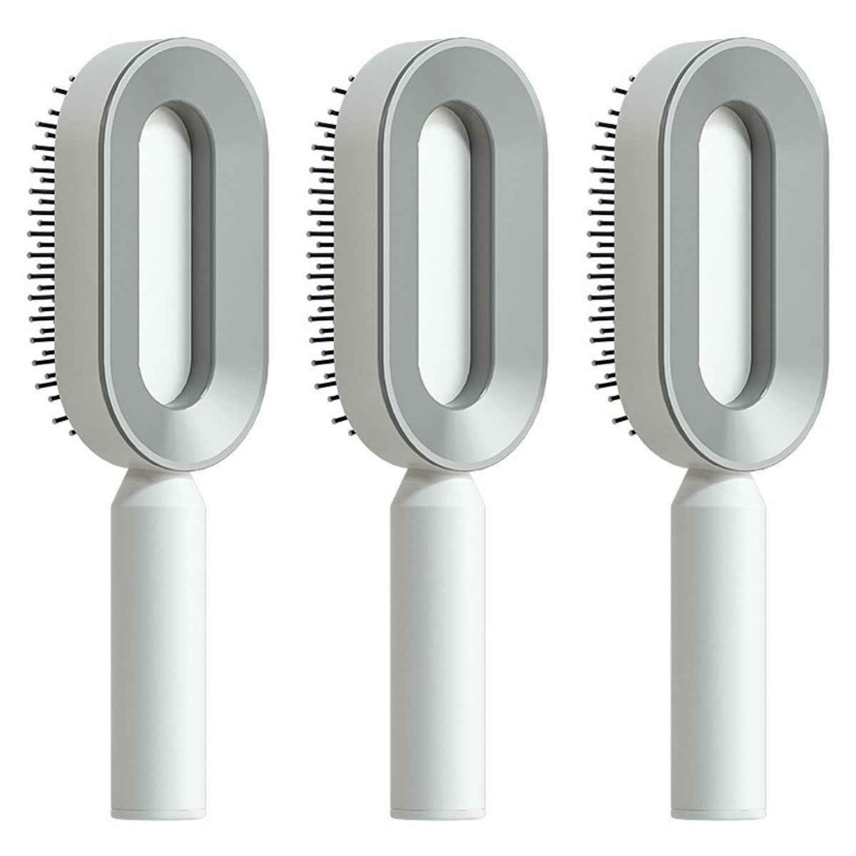 Self-Cleaning Anti-Static Hair Brush – One-Key Airbag Scalp Massager for Women
