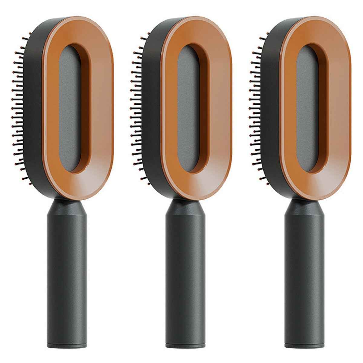 Self-Cleaning Anti-Static Hair Brush – One-Key Airbag Scalp Massager for Women