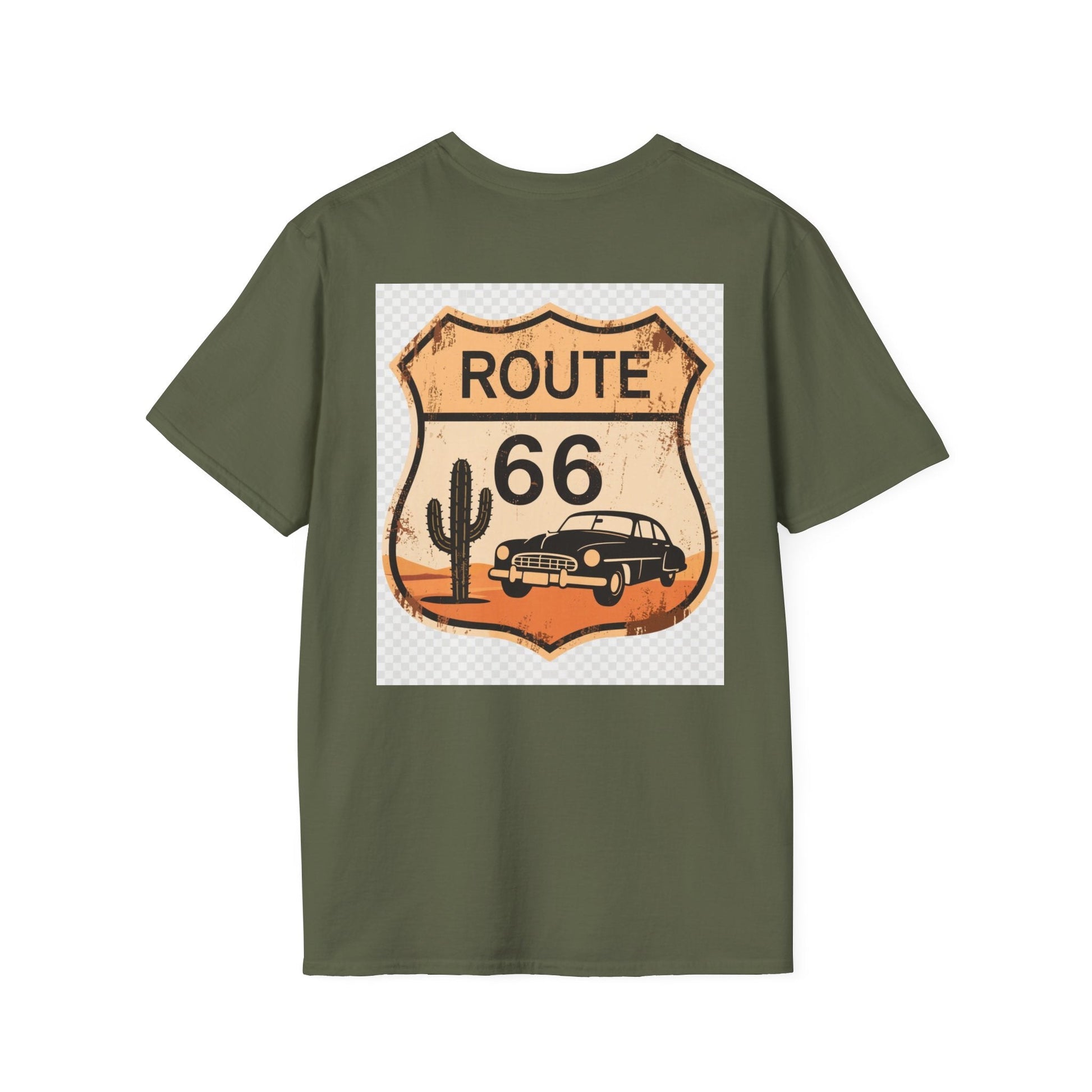 Vintage T-Shirt, Classic Car Tee, Road Trip Apparel, Unisex Shirt, Retro Travel Top Printify