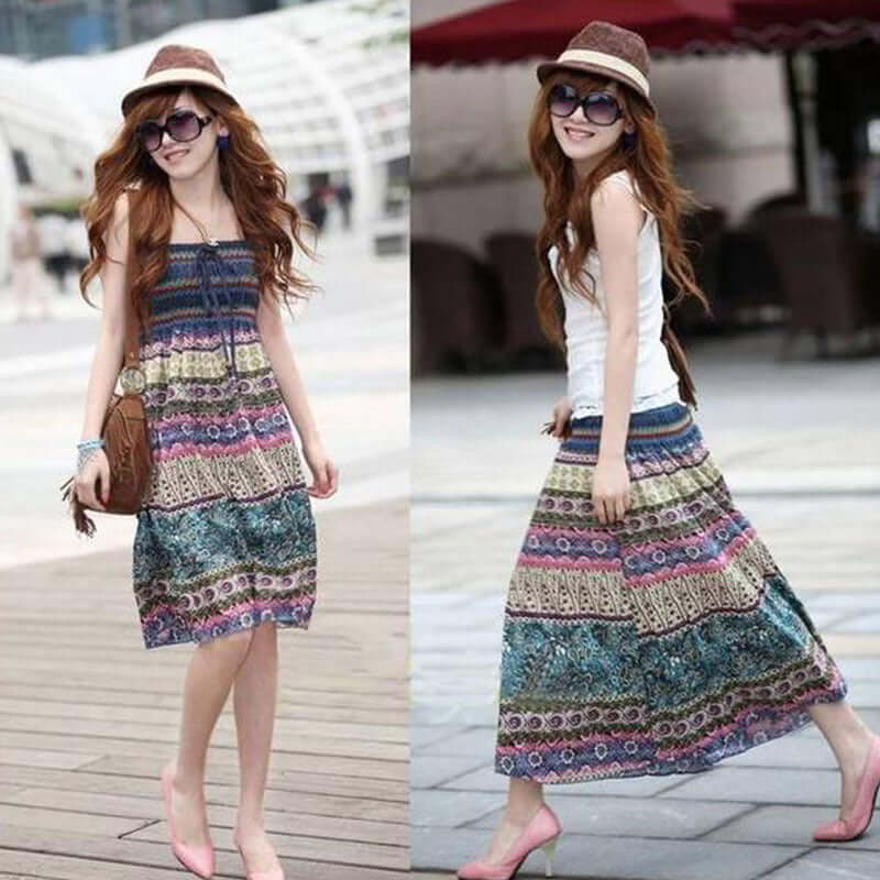 Beach Holiday Boho Dress – Flowy, Relaxed & Effortlessly Chic Summer Style.