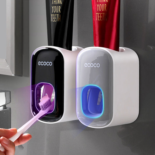 Automatic Toothpaste Dispenser | Wall Mounted Bathroom Accessories Holder Set - Bright Starz Store