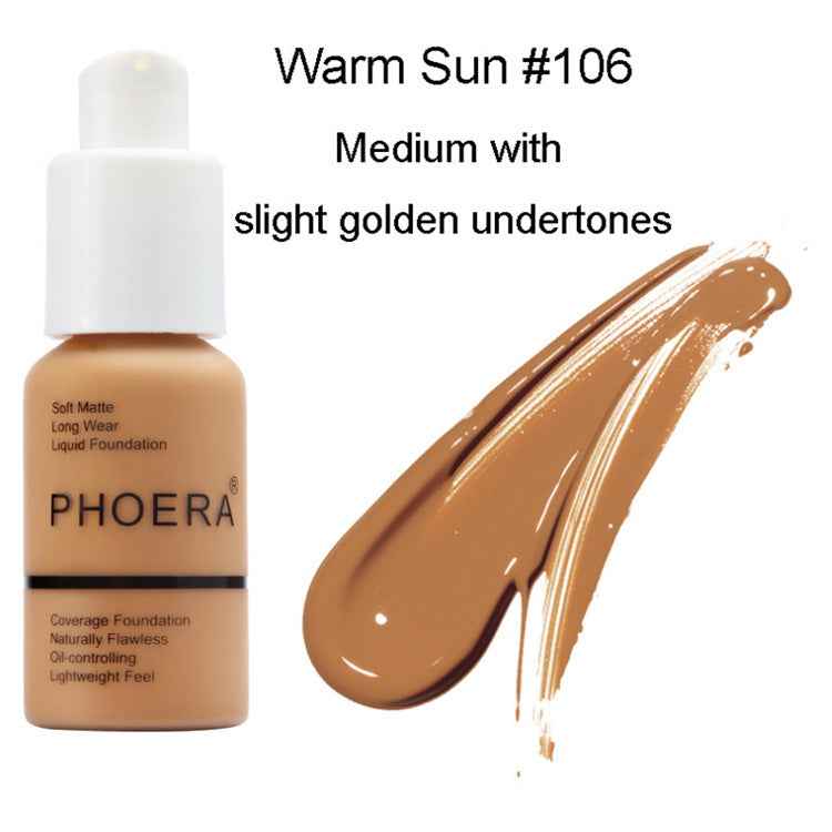 Oil Control Matte Concealer & Foundation Cream – Natural Finish Makeup.