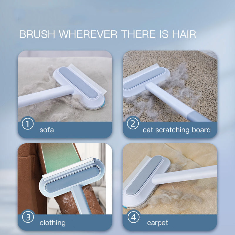 4-in-1 Multifunctional Pet Hair Removal Brush | Dog & Cat Hair Remover + Window Screen Cleaner cjdropshipping