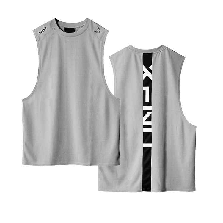 Men’s Quick-Dry Sleeveless Mesh Tank Top – Loose Fit Summer Sports Undershirt.
