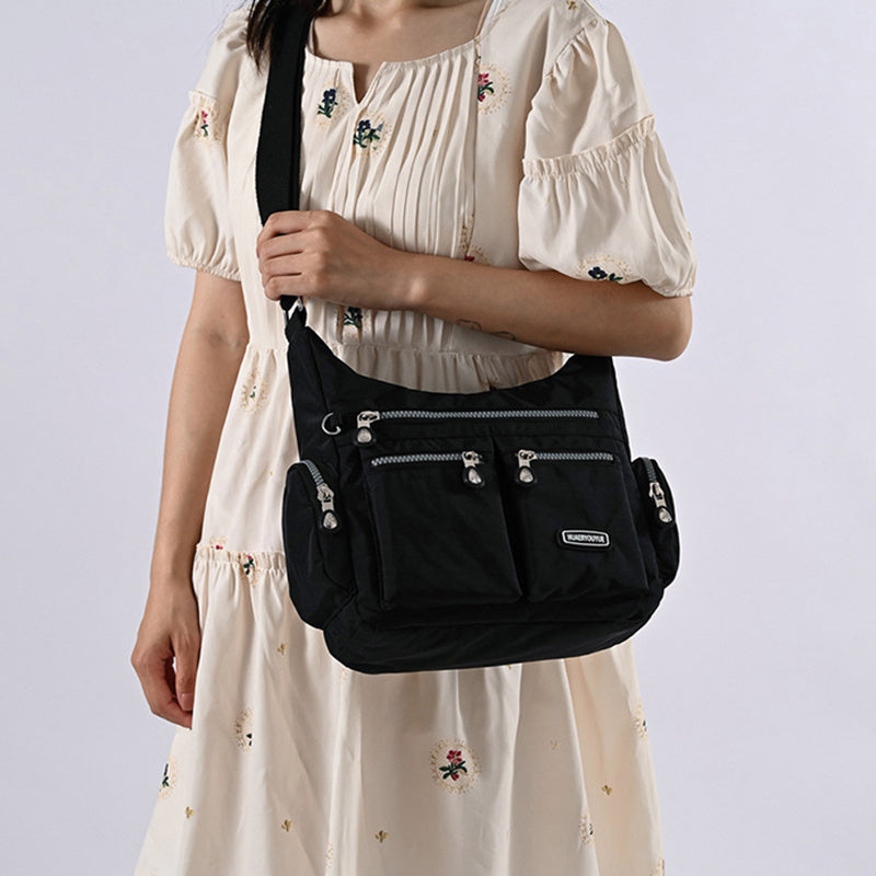 Women’s Waterproof Multi-Pocket Crossbody Bag – Stylish & Practical Shoulder Bag.