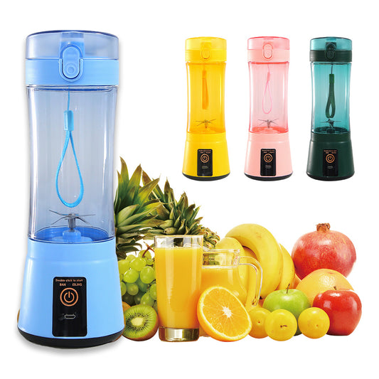 Portable Electric Fruit Juicer – USB Rechargeable Mini Smoothie Blender for Summer Drinks.