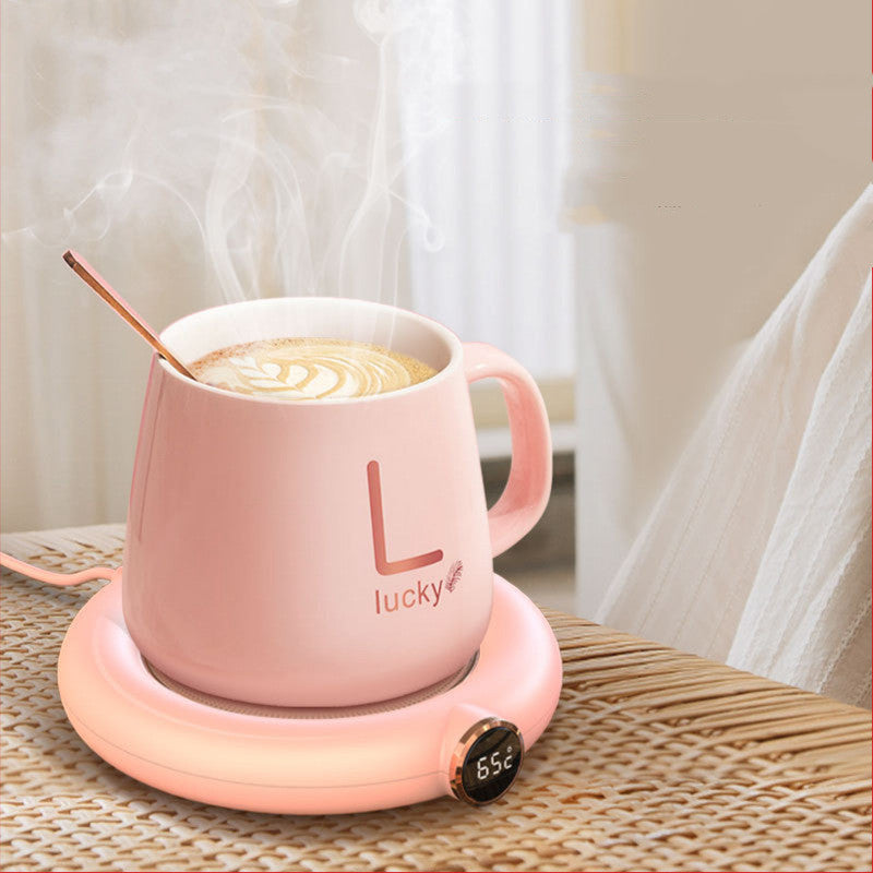 USB Cup Warmer Pad | Adjustable Electric Mug Heater for Home & Office with LED Display cjdropshipping