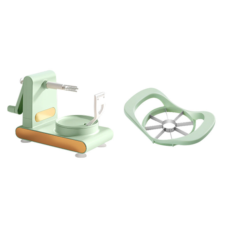 Hand-Cranked Multifunctional Peeler Machine | Vegetable & Fruit Cutter, Slicer & Corer Tool cjdropshipping
