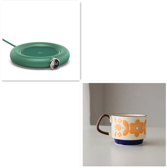 USB Cup Warmer Pad | Adjustable Electric Mug Heater for Home & Office with LED Display cjdropshipping