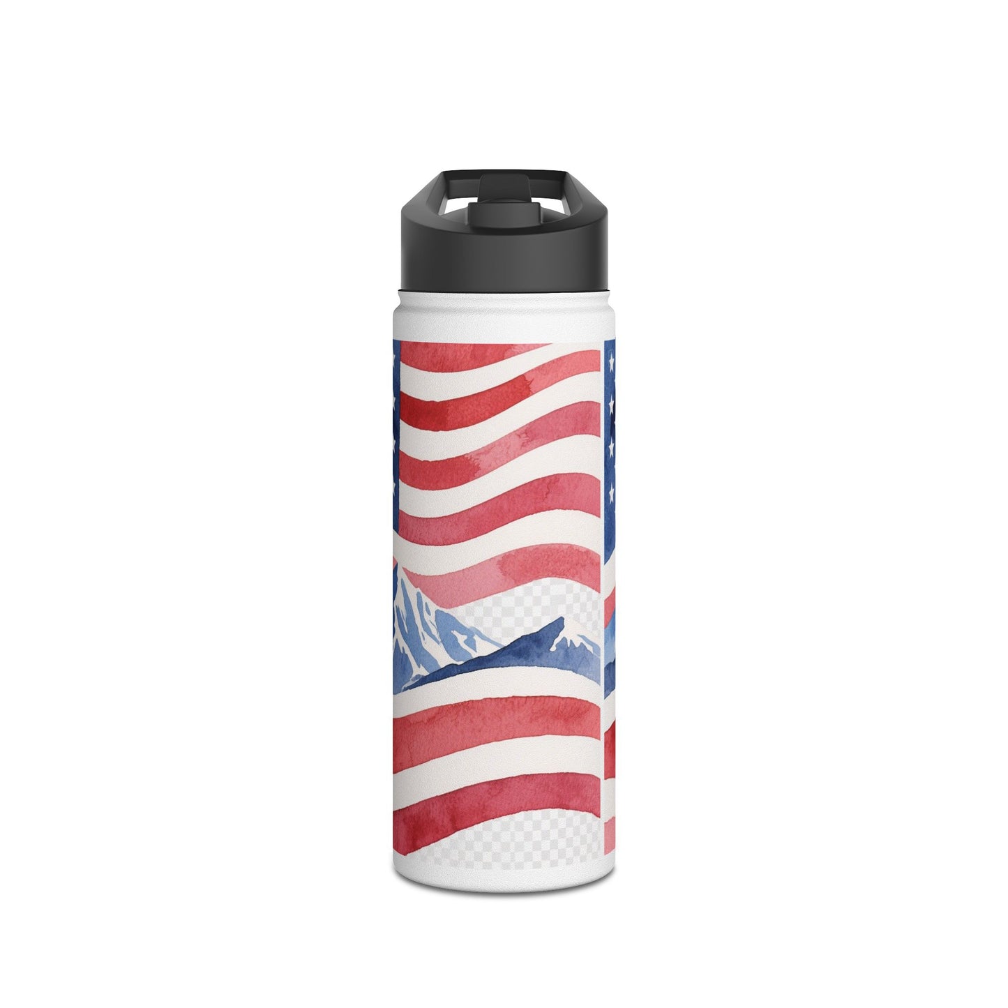 Stainless Steel Water Bottle, Standard Lid.