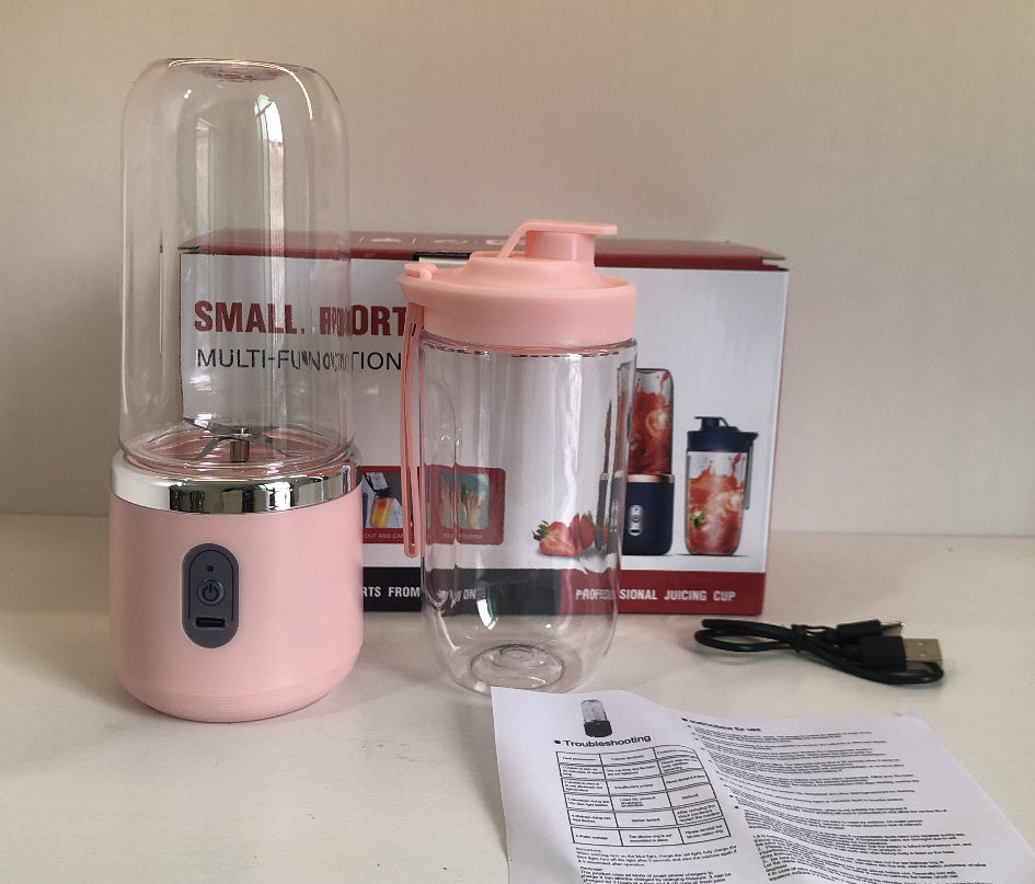 6-Blade Portable Blender | USB Rechargeable Mini Juicer Cup & Smoothie Maker - Bright Starz Store