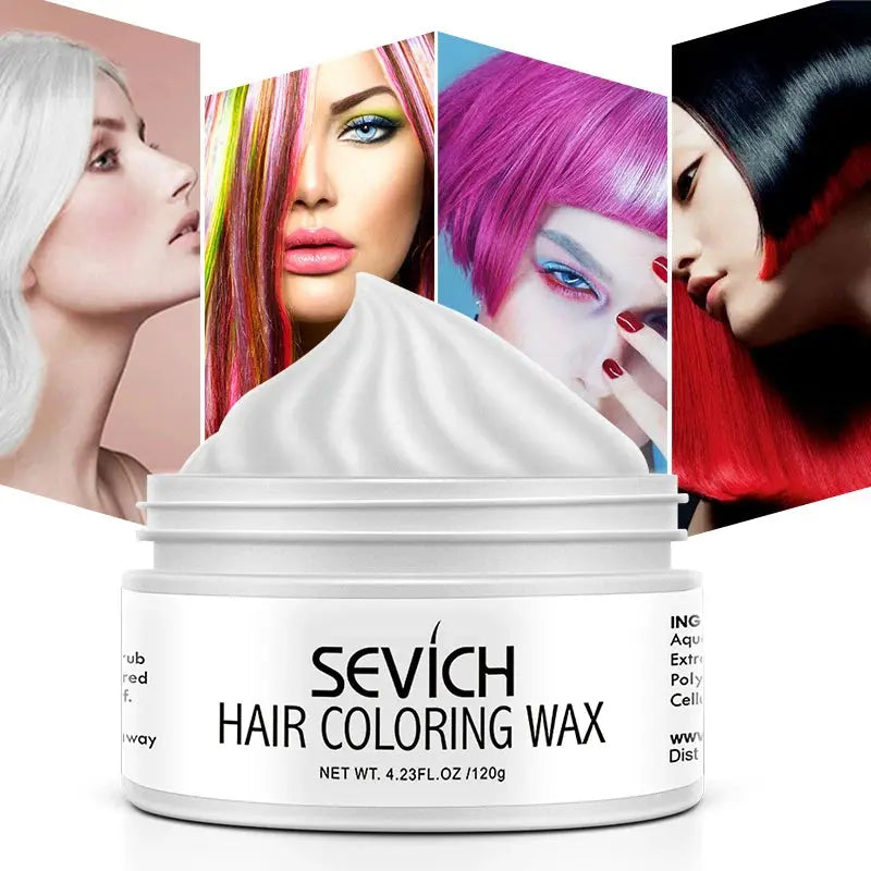 Sevich Temporary Hair Color Wax | 9 Colors Instant Styling Hair Dye for Men & Women.