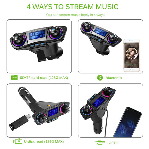 BT06 Car FM Transmitter – Wireless MP3 Player & Audio Receiver Bright Starz Store
