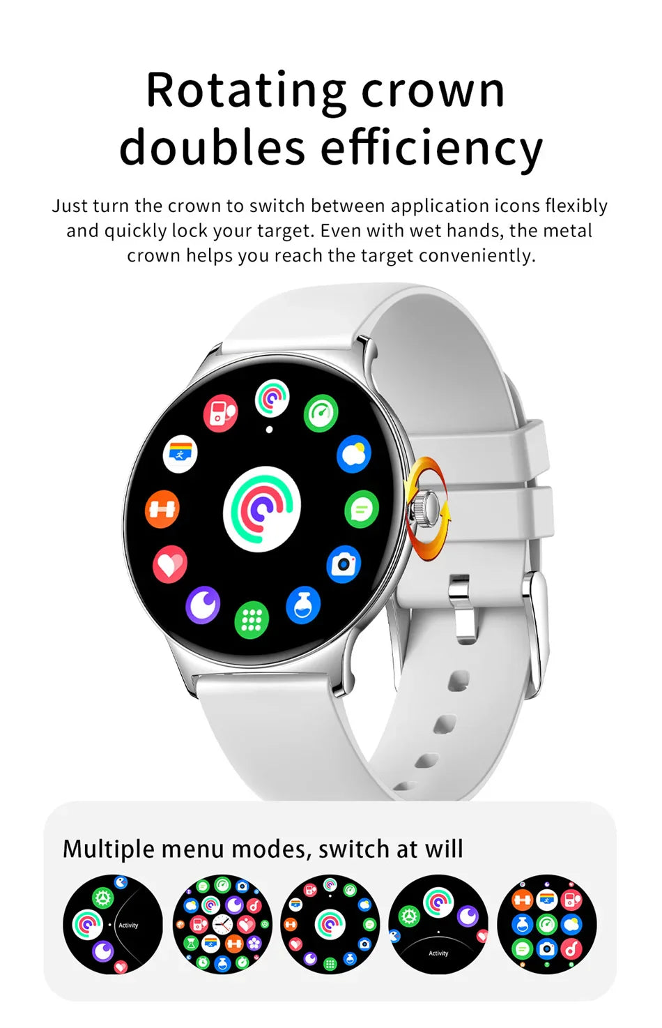 Glamora™ Women’s Ultra Thin Smartwatch – Elegant Fitness & Health Tracker Jooeniok Watch Store