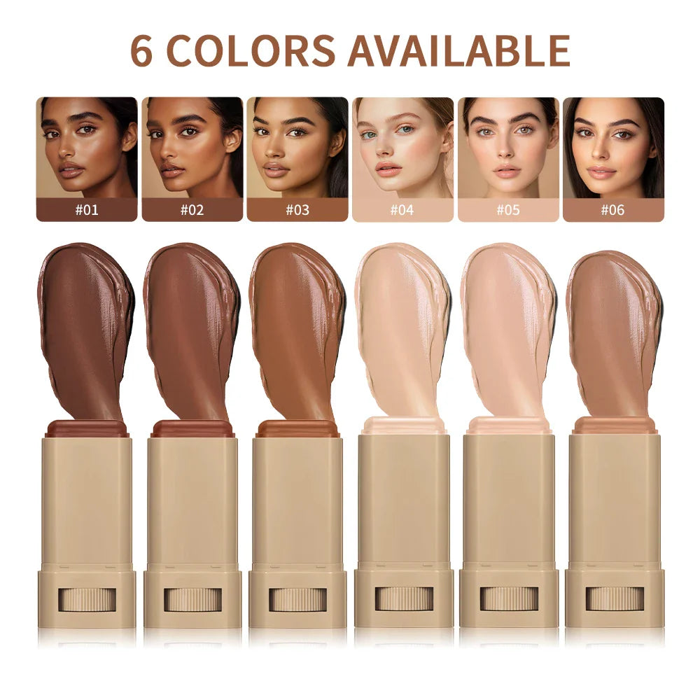 Glow & Go Foundation Stick – Lightweight, Blendable & Long-Lasting Coverage Lakerain Makeup Store