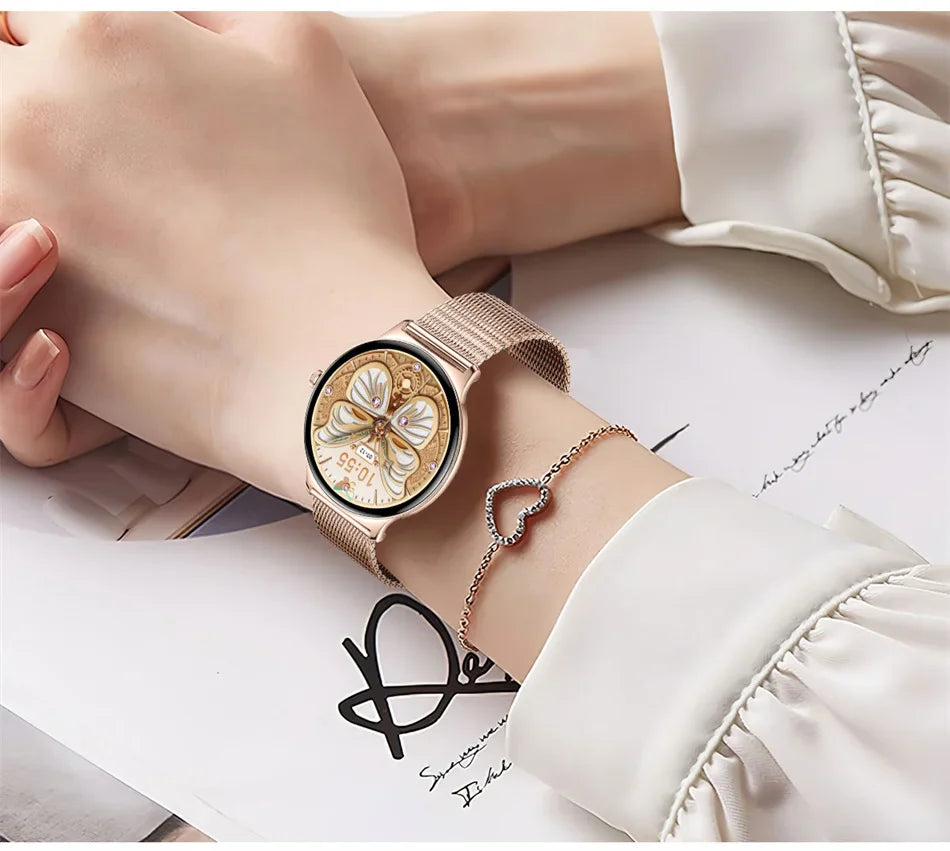 Glamora™ Women’s Ultra Thin Smartwatch – Elegant Fitness & Health Tracker Jooeniok Watch Store