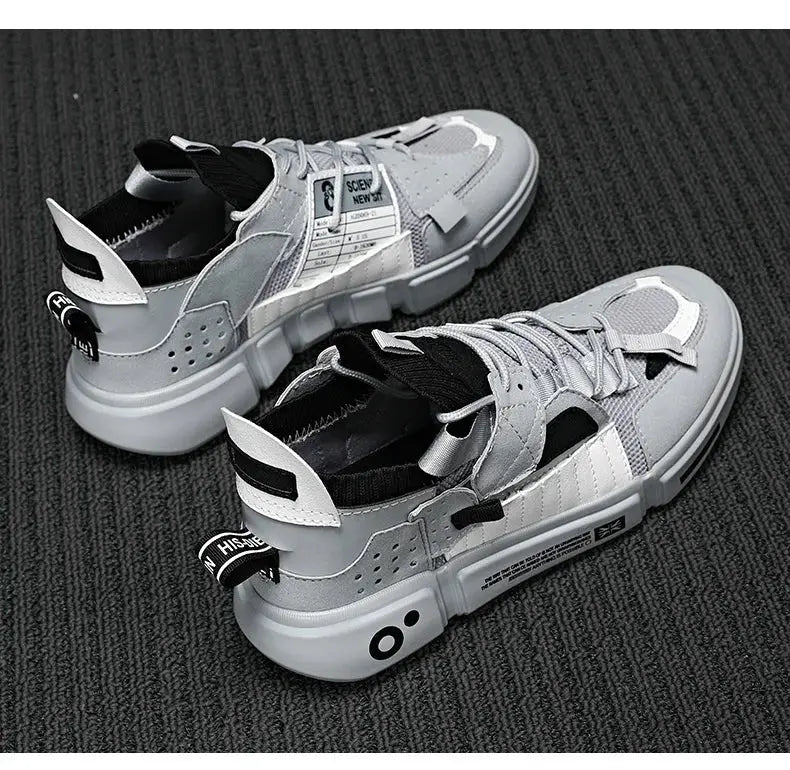 QZHSMY Men’s Summer Sneakers | Breathable Mixed Color Casual Shoes Big Size 46.