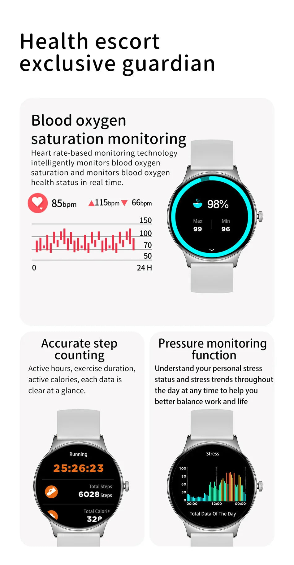 Glamora™ Women’s Ultra Thin Smartwatch – Elegant Fitness & Health Tracker Jooeniok Watch Store