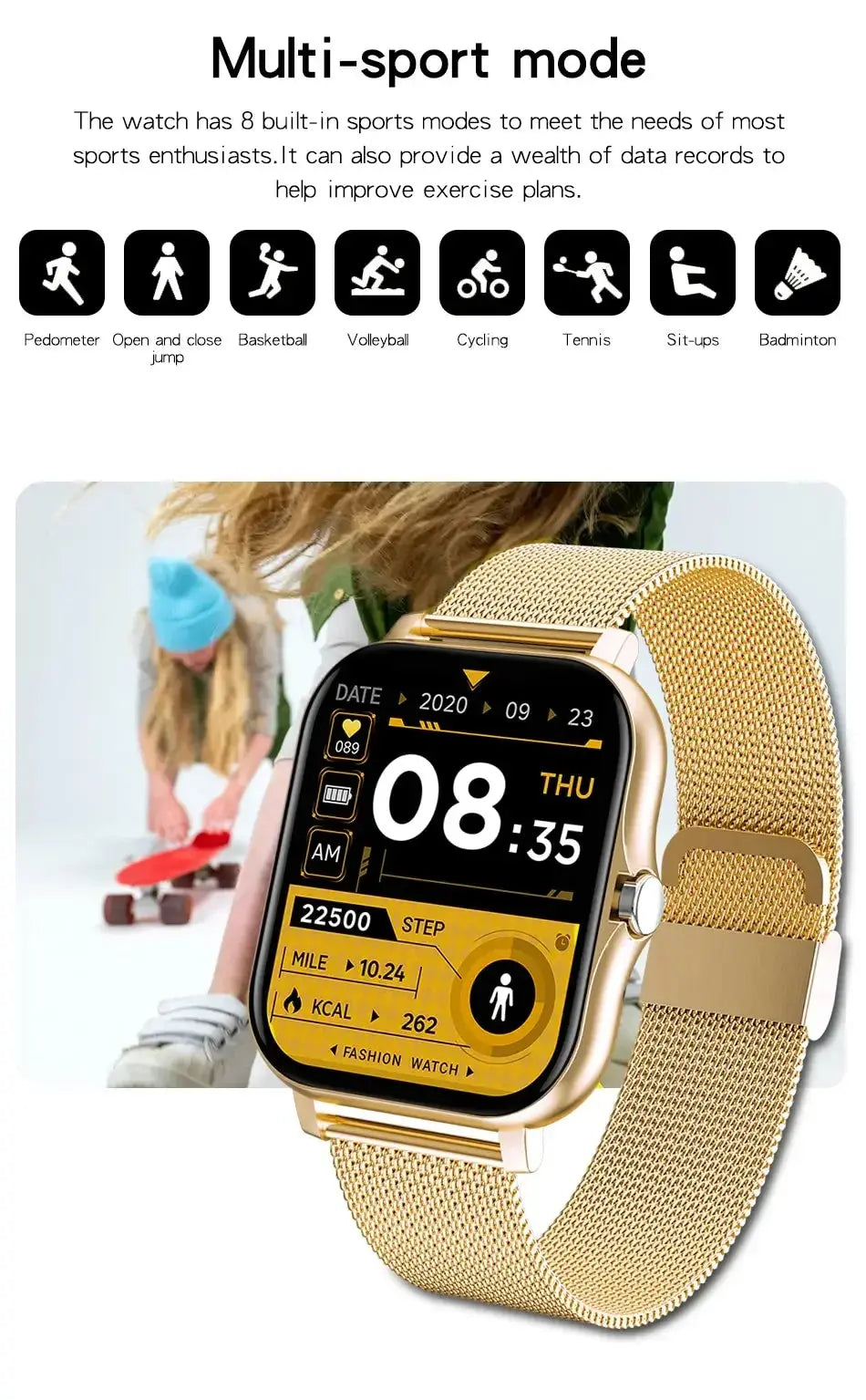 2025 Bluetooth Call Smartwatch | Fitness Tracker, Waterproof Sport Watch for Men & Women Dropshipman
