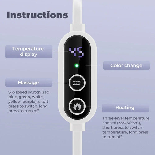 3D Electric Eye Mask – 6-Level Vibration & 3-Level Heated Steam Eye Massager Bright Starz Store