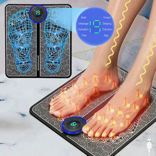 Electric Foot Massager Pad – Muscle Relaxation & Fitness Recovery Trainer for Home & Sport™ Stone's Store