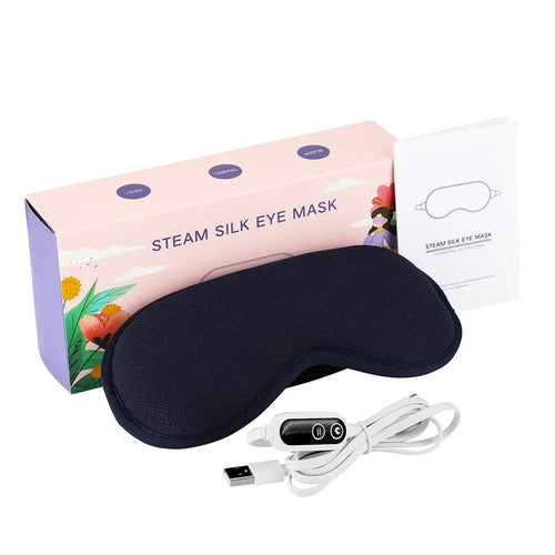 3D Electric Eye Mask – 6-Level Vibration & 3-Level Heated Steam Eye Massager Bright Starz Store