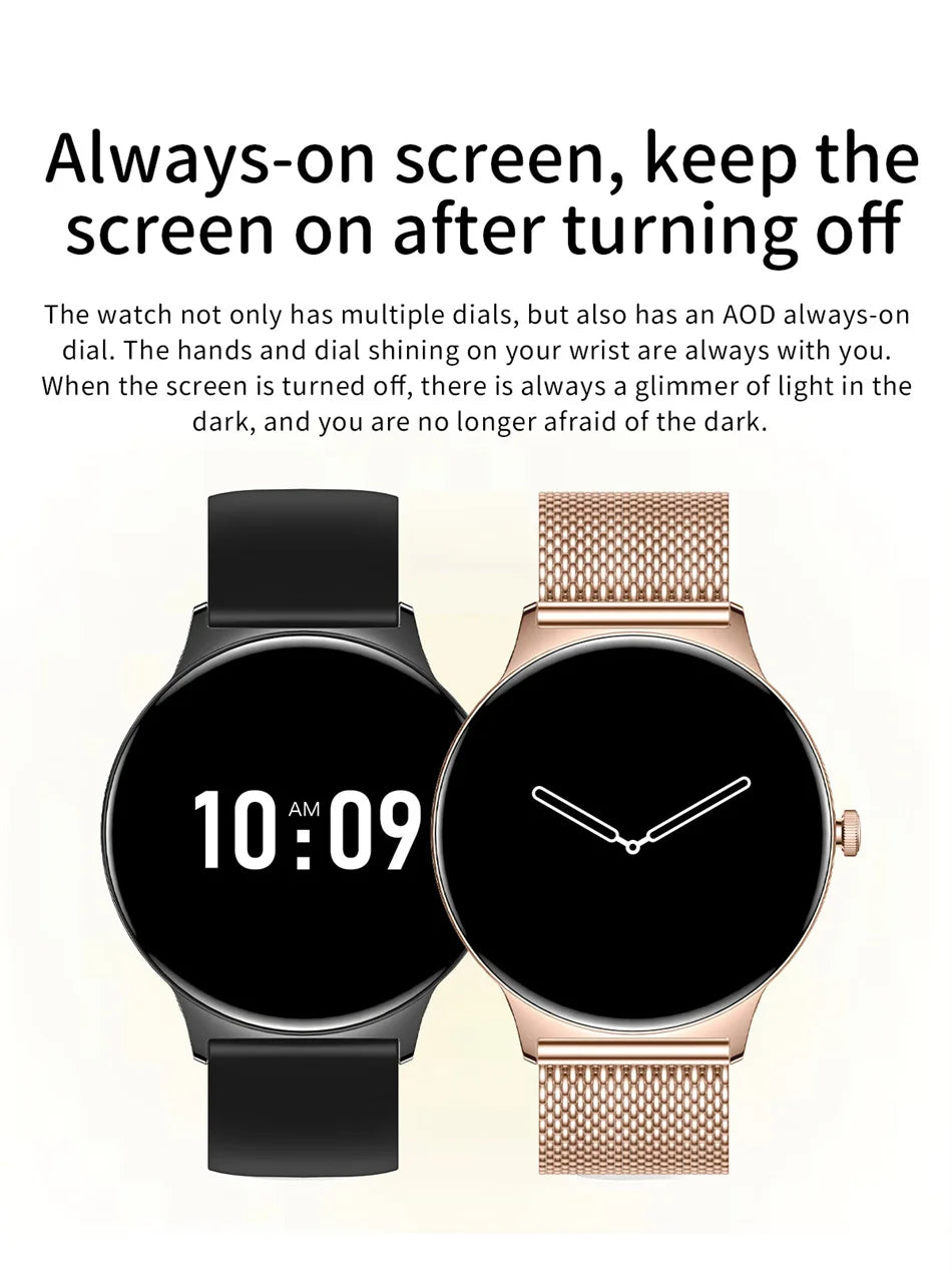 Glamora™ Women’s Ultra Thin Smartwatch – Elegant Fitness & Health Tracker Jooeniok Watch Store
