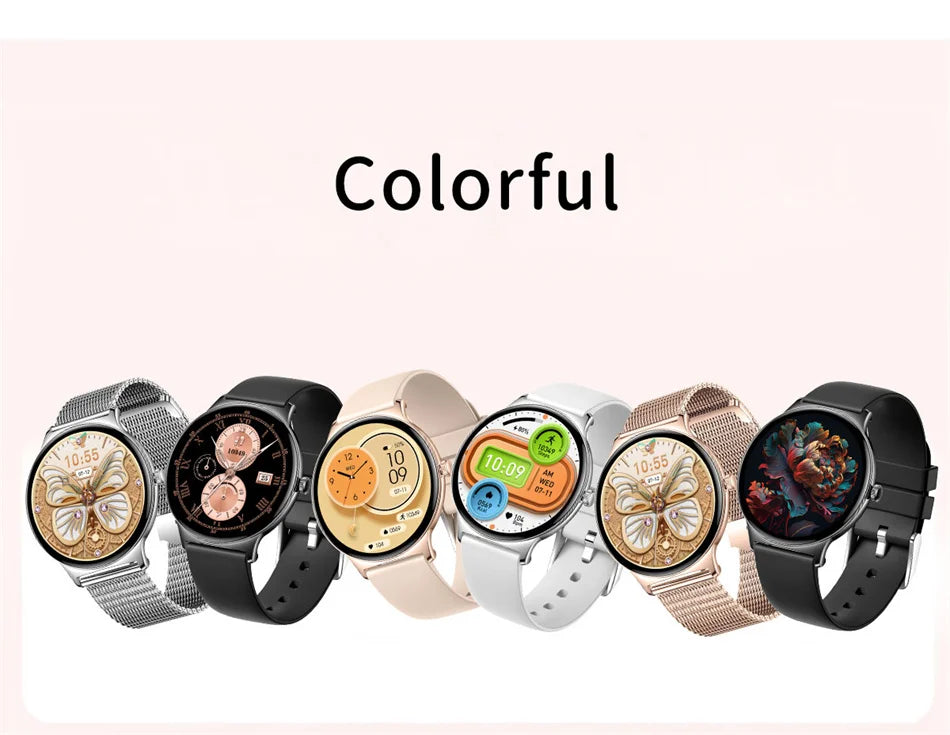 Glamora™ Women’s Ultra Thin Smartwatch – Elegant Fitness & Health Tracker Jooeniok Watch Store