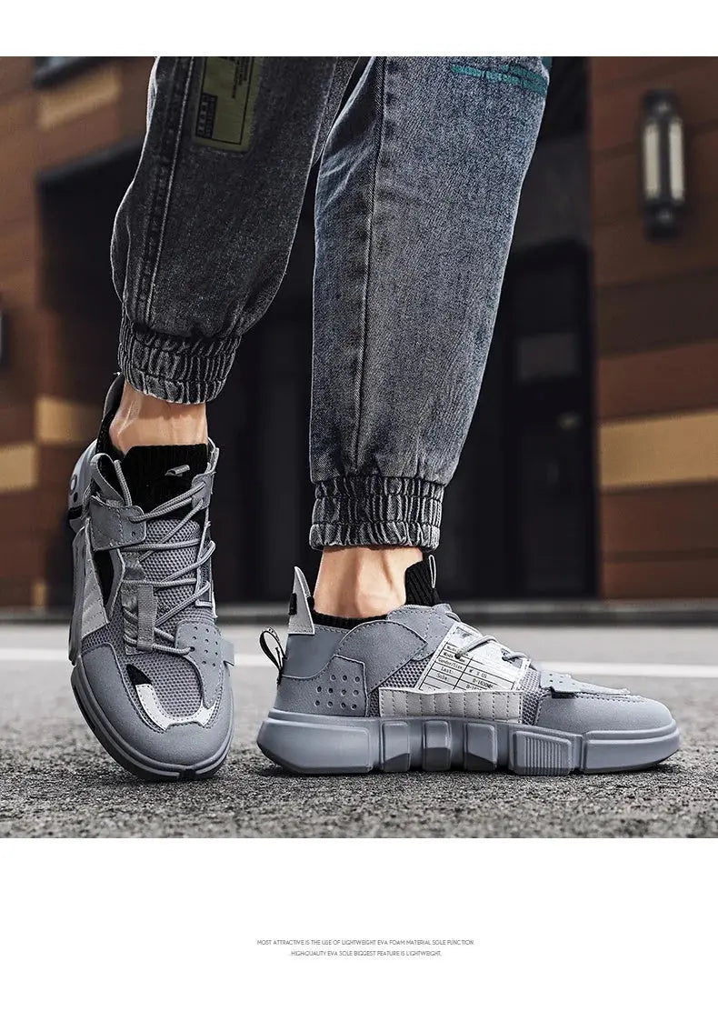QZHSMY Men’s Summer Sneakers | Breathable Mixed Color Casual Shoes Big Size 46.