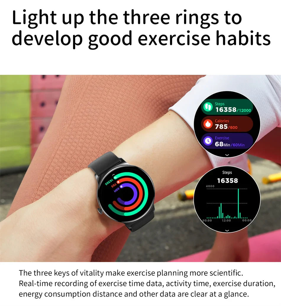 Glamora™ Women’s Ultra Thin Smartwatch – Elegant Fitness & Health Tracker Jooeniok Watch Store