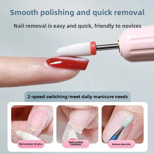 Two-in-One Portable Manicure Pedicure Kit – USB Rechargeable Nail Grooming Tool Bright Starz Store