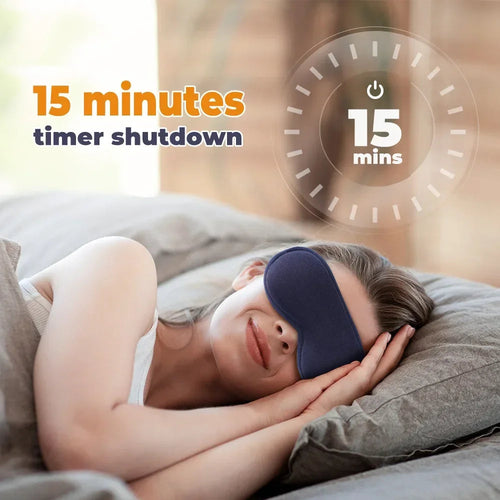 3D Electric Eye Mask – 6-Level Vibration & 3-Level Heated Steam Eye Massager Bright Starz Store