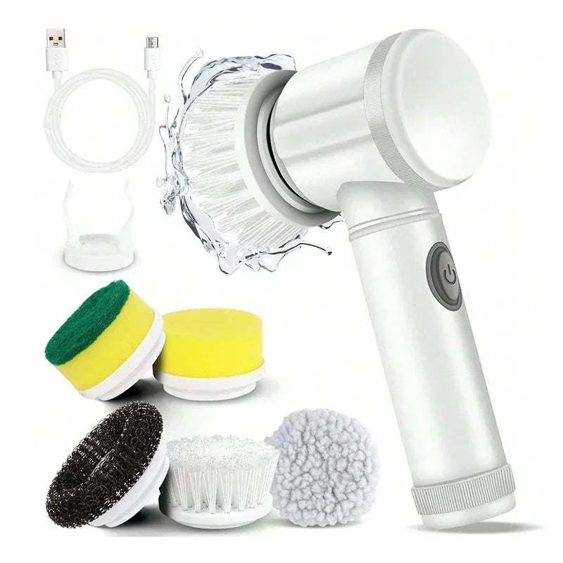 Rechargeable Electric Spin Scrubber – Cordless Cleaning Brush with Multiple Heads Shop1103941128 Store
