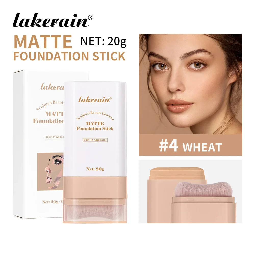 Glow & Go Foundation Stick – Lightweight, Blendable & Long-Lasting Coverage Lakerain Makeup Store