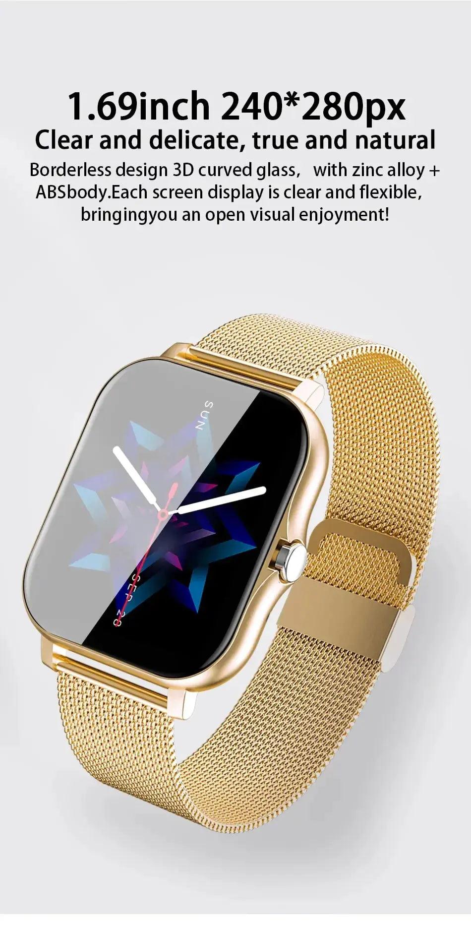 2025 Bluetooth Call Smartwatch | Fitness Tracker, Waterproof Sport Watch for Men & Women Dropshipman