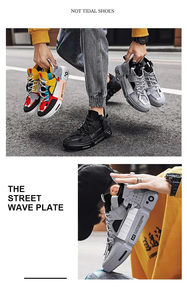 QZHSMY Men’s Summer Sneakers | Breathable Mixed Color Casual Shoes Big Size 46.