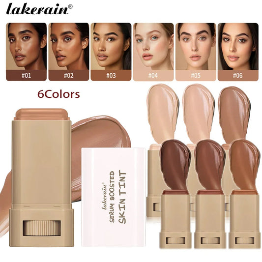 Glow & Go Foundation Stick – Lightweight, Blendable & Long-Lasting Coverage Lakerain Makeup Store