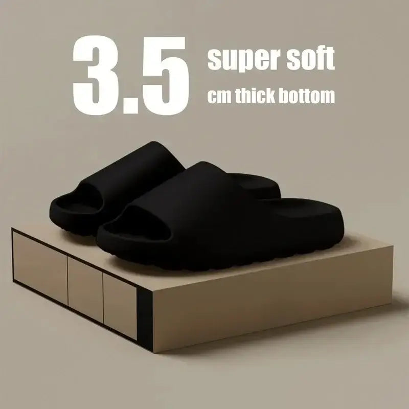 Coconut Slippers Cloud Thick-soled Sandals Summer Fashion Soft Bottom Beach Men Slippers Women's Sandals  EVA Slides Soervimy Shoe Store